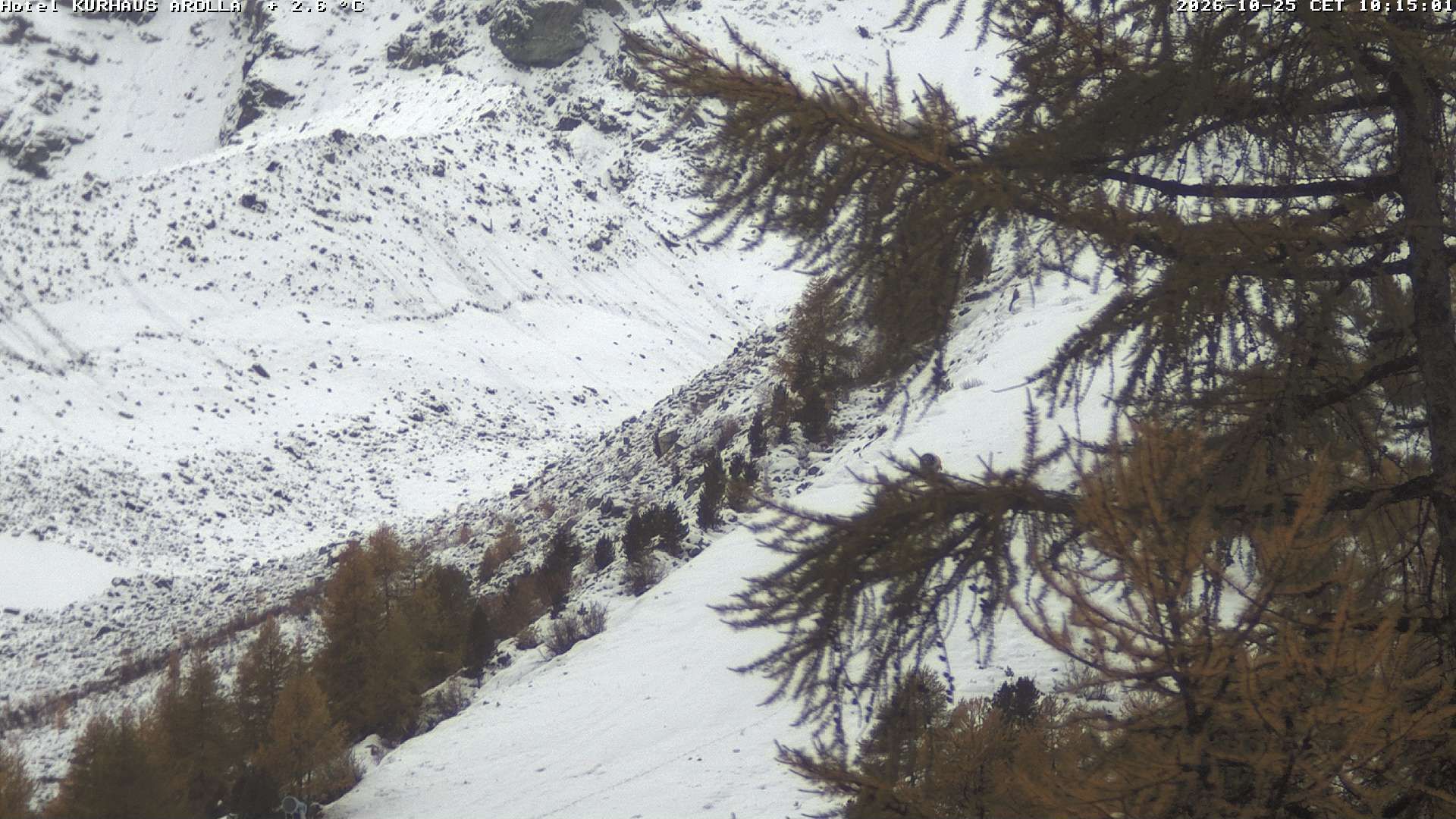 Evolène › Süden: Grand Hotel And Kurhaus - Valais, Suisse: Arolla, piste des Fontanesses