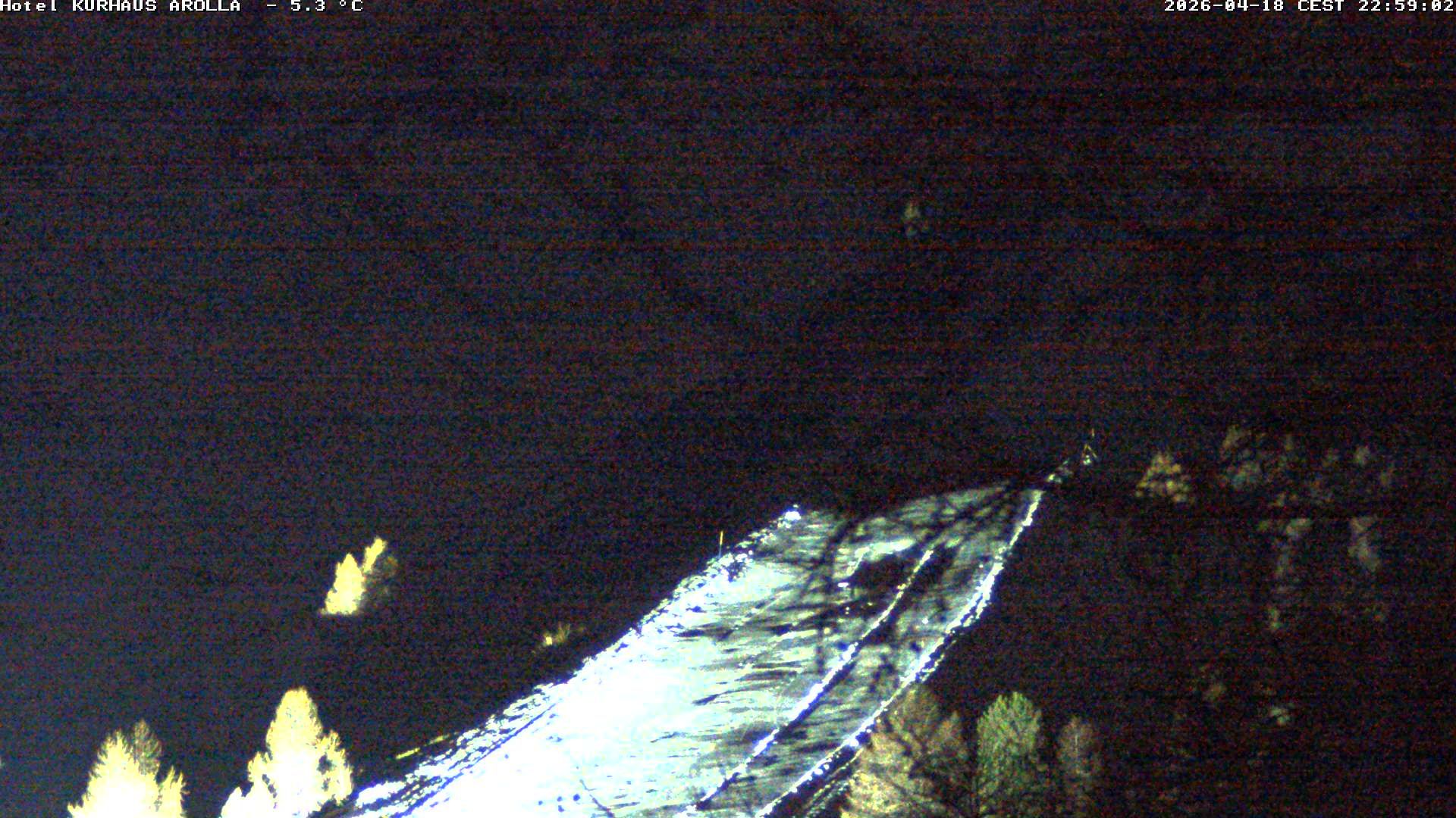 Evolène › Süden: Grand Hotel And Kurhaus - Valais, Suisse: Arolla, piste des Fontanesses