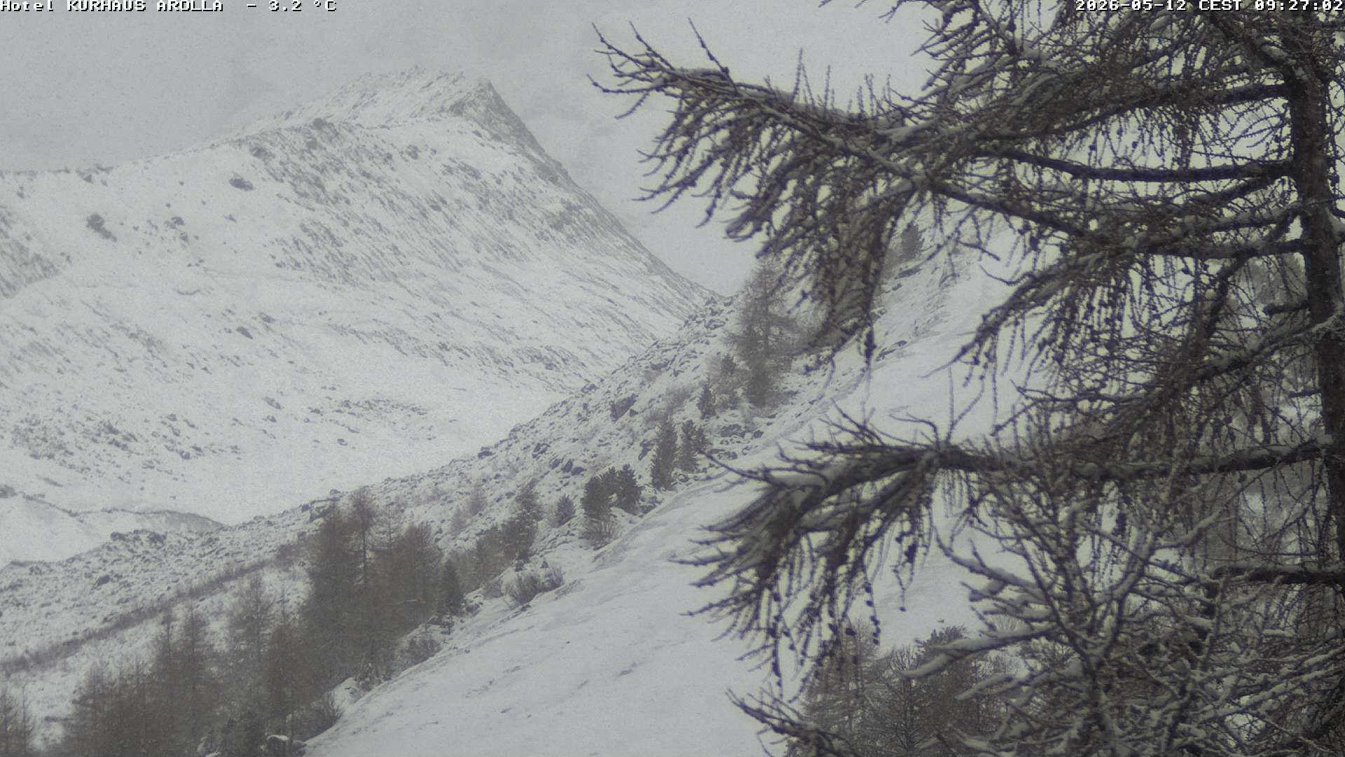 Evolène › Süden: Grand Hotel And Kurhaus - Valais, Suisse: Arolla, piste des Fontanesses