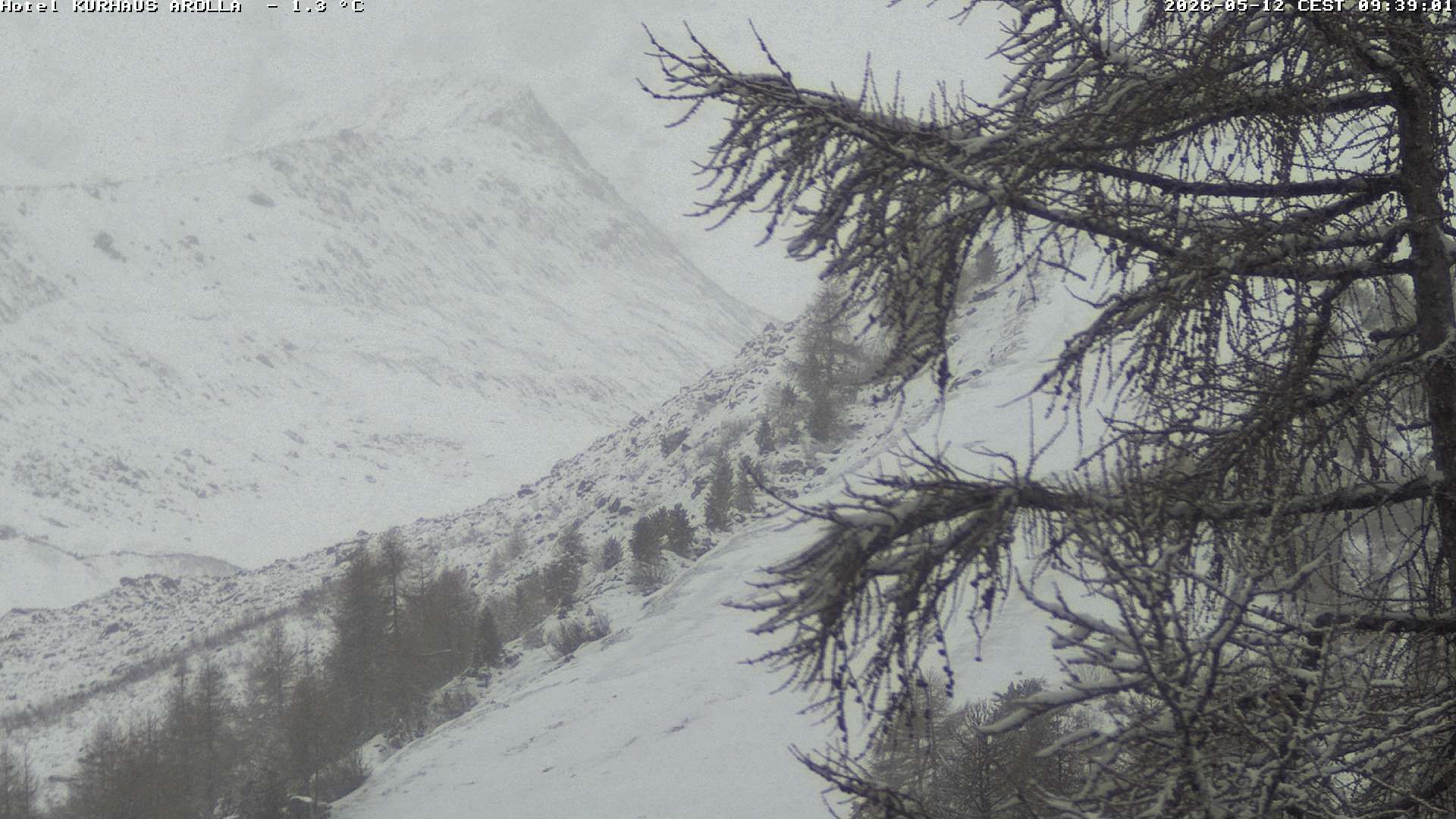 Evolène › Süden: Grand Hotel And Kurhaus - Valais, Suisse: Arolla, piste des Fontanesses