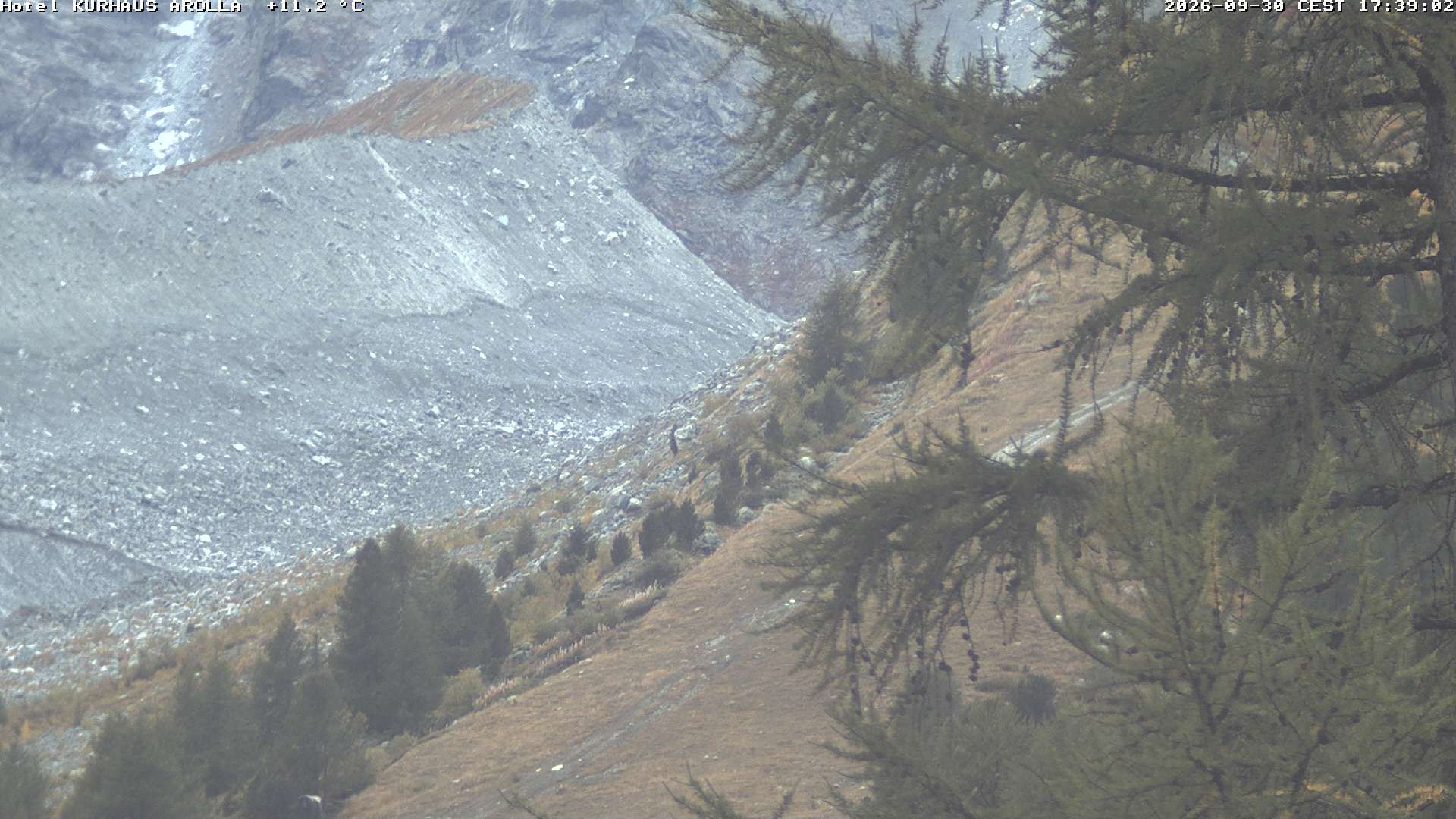 Evolène › Süden: Grand Hotel And Kurhaus - Valais, Suisse: Arolla, piste des Fontanesses