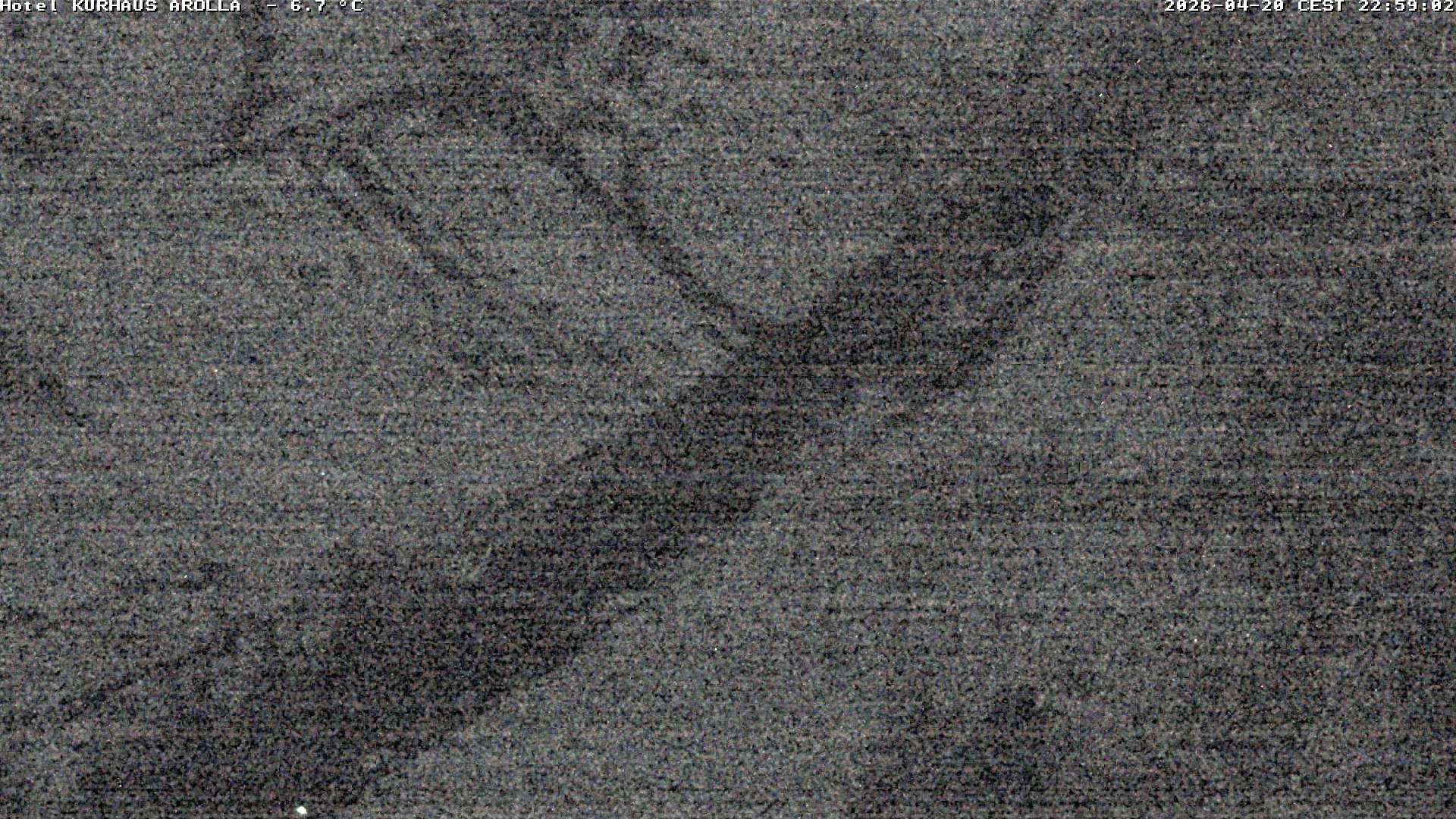 Evolène › Süden: Grand Hotel And Kurhaus - Valais, Suisse: Arolla, piste des Fontanesses