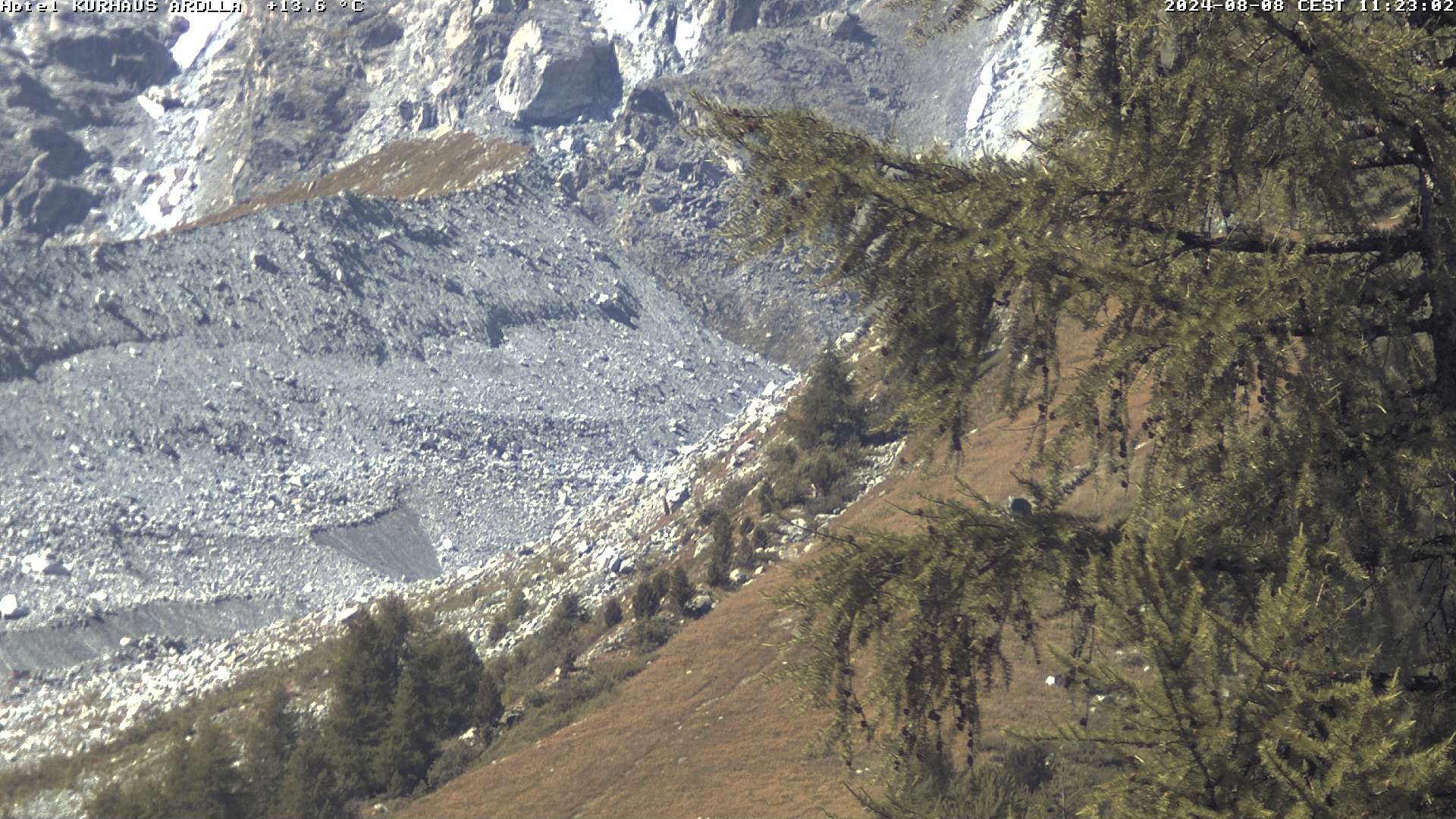 Evolène › Süd: Grand Hotel And Kurhaus - Arolla, piste des Fontanesses