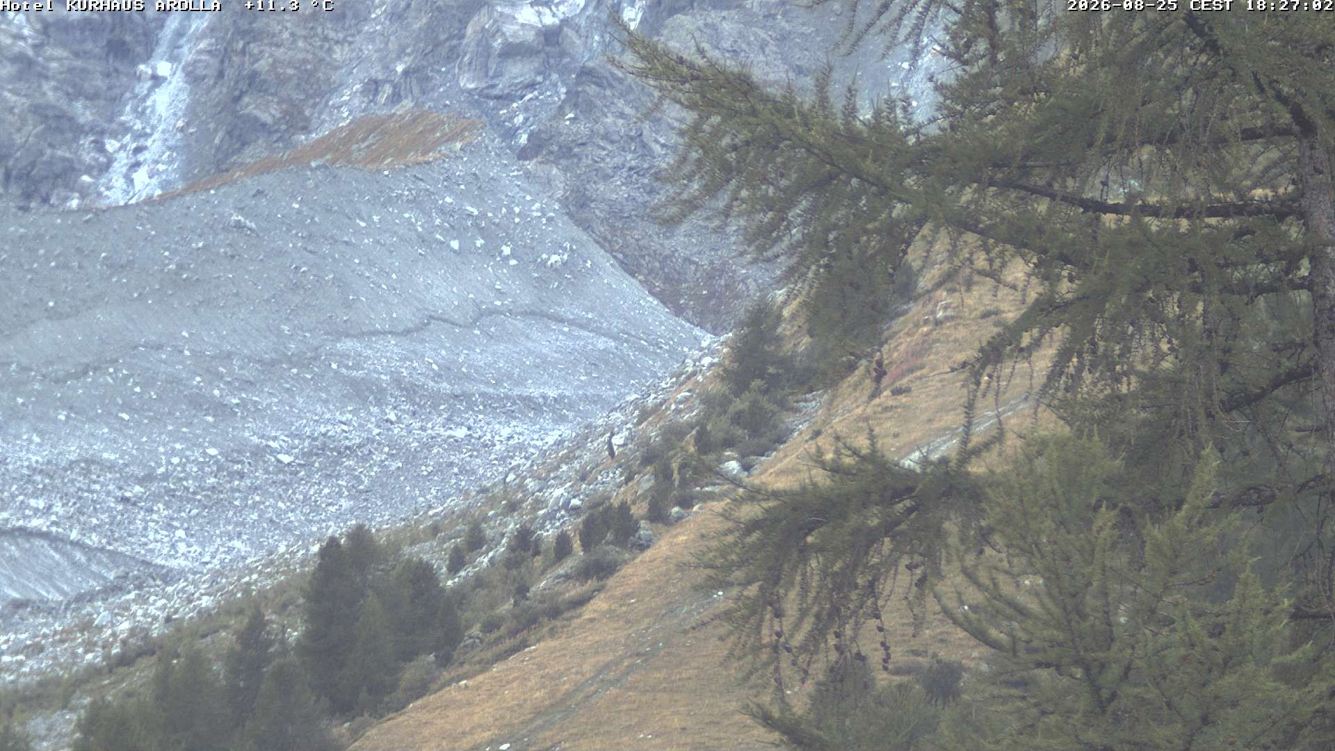 Evolène › Süden: Grand Hotel And Kurhaus - Valais, Suisse: Arolla, piste des Fontanesses