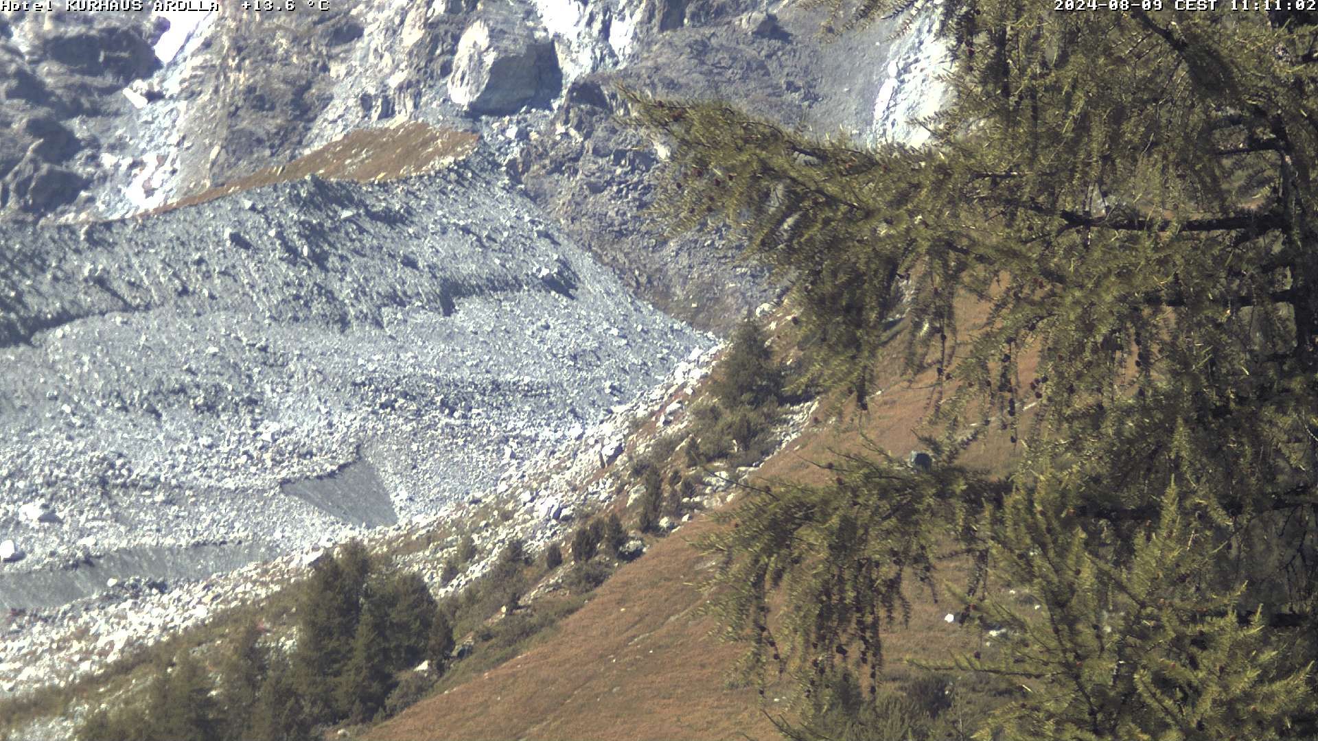 Evolène › Süd: Grand Hotel And Kurhaus - Arolla, piste des Fontanesses