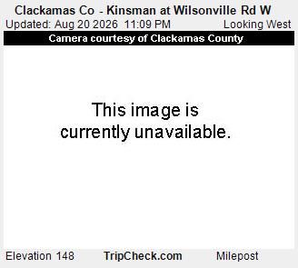 Traffic Cam Wilsonville: Clackamas Co - Kinsman at - Rd W