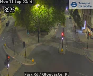 Traffic Cam London: Park Rd - Gloucester Pl