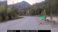 Rossland > West: Hwy 3B at Hwy 22 near the - Weigh Scale, looking west on Hwy - Current