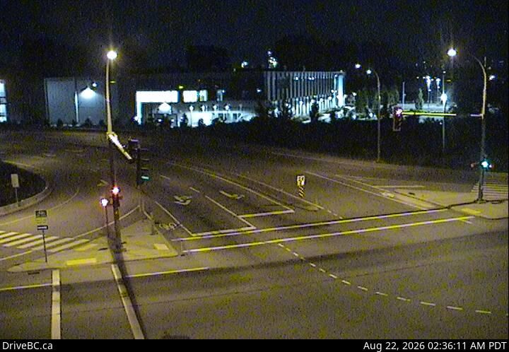 Traffic Cam Delta › North: Hwy 17 (South Fraser Perimeter Rd) at 80th Street, looking north