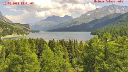 Bregaglia: Lake Sils - Engadin St. Moritz