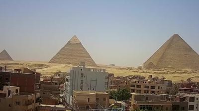 Vista de cámara web de luz diurna desde Giza › West: The Great Pyramid of Giza