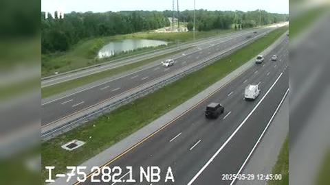 Traffic Cam Wesley Chapel: I-75 at MM 282.1