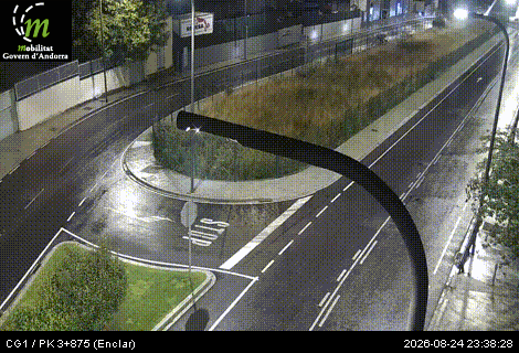 Traffic Cam Santa Coloma: CG1 - PK 3+875 (Enclar) - 968 metres