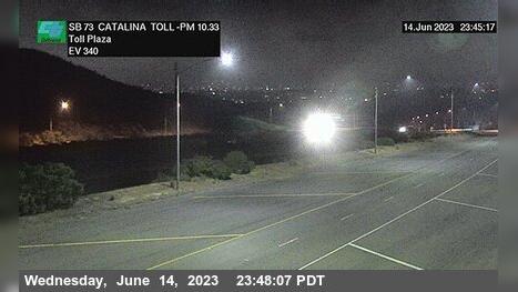 Traffic Cam Bommer Canyon - Open Space › South: SR-73 : Toll Plaza