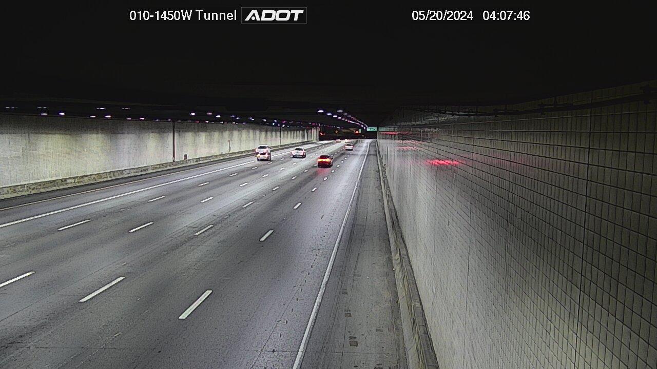 Traffic Cam Phoenix › West: I-10 WB 145.08 @Tunnel
