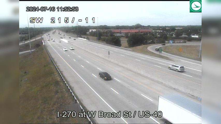 Traffic Cam Valleyview: I-270 at Broad St/US-40