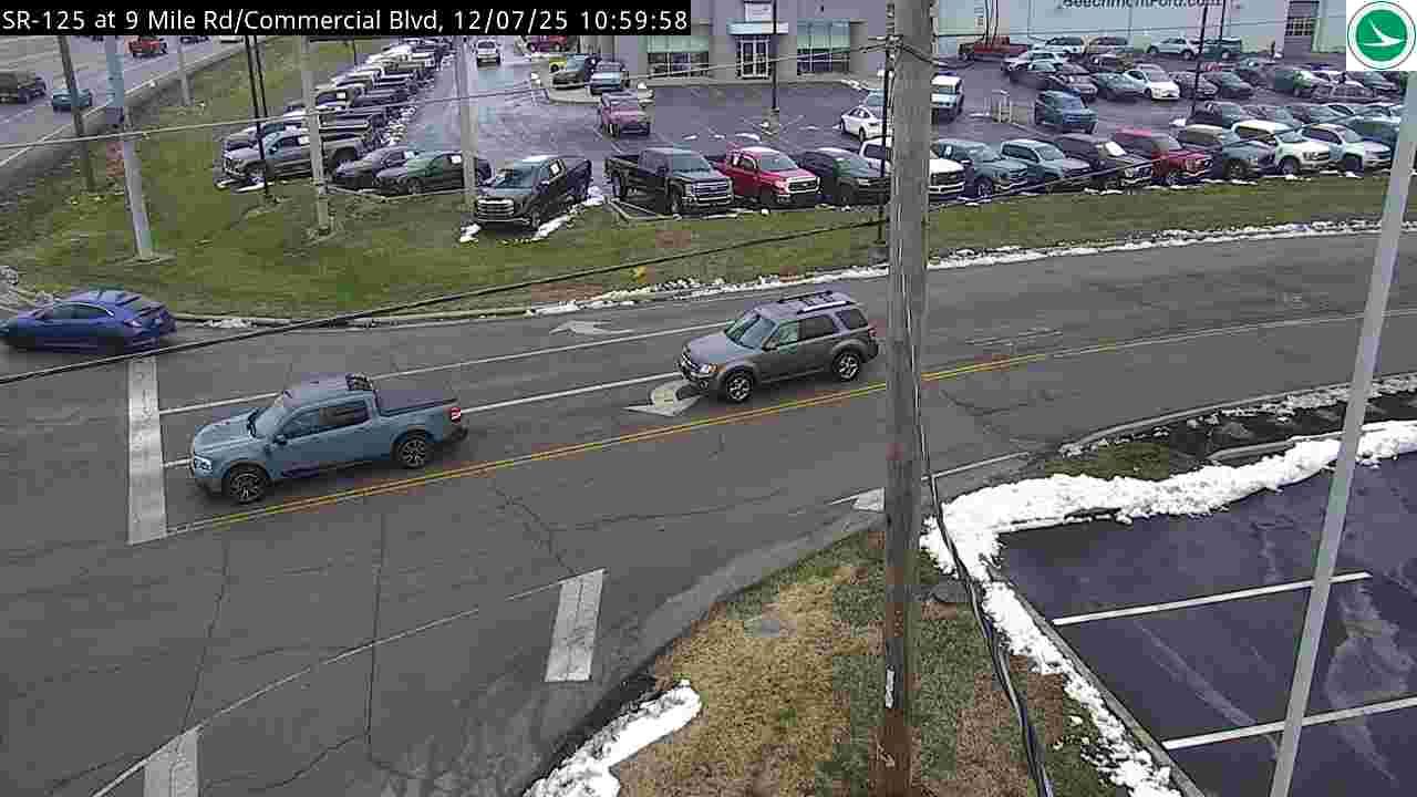 Traffic Cam Tobasco: SR-125 at Nine Mile - Rd