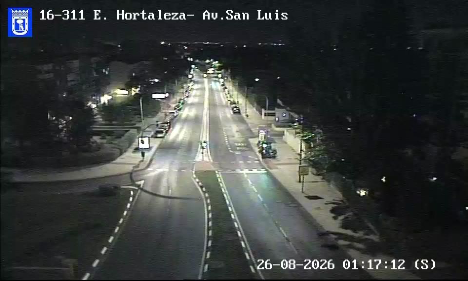 Traffic Cam Atalaya: ACCESO ESTACION HORTALEZA - AV SAN LUIS