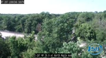 Traffic Cam Van Dorans Mills › South: I-287 @ North Maple Ave, Bernards Twp