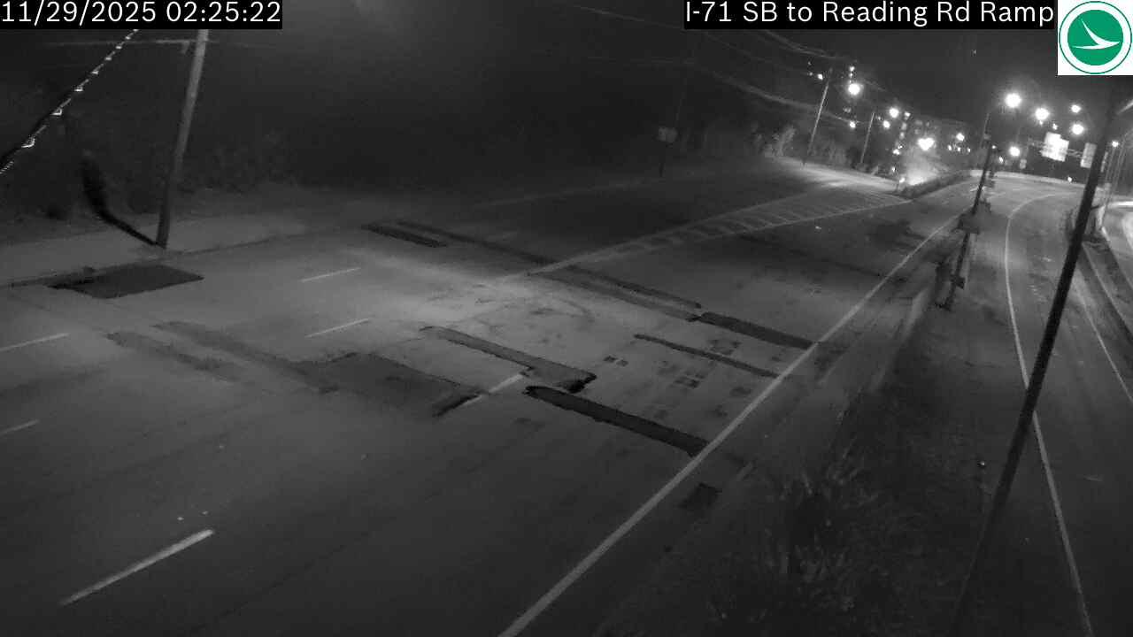 Traffic Cam Walnut Hills: I-71 SB to Reading Rd Ramp