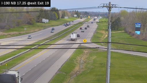 Traffic Cam Grandyle Village › North: I-190 at Interchange 19 (Whitehaven Road)