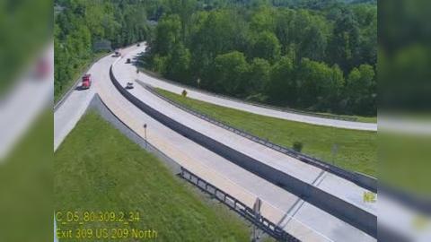 Traffic Cam Smithfield Township: I-80 @ EXIT 309 (US 209/PA 447 NORTH MARSHALLS CREEK)