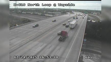 Traffic Cam Houston › West: I-610 North Loop @ Wayside