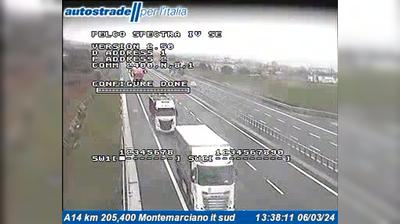 immagine della webcam nei dintorni di Torrette di Ancona: webcam Marina di Montemarciano