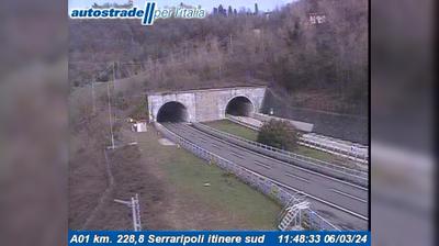 Preview delle webcam di Casa Malapezza: A01 km. 228,8 Serraripoli itinere sud