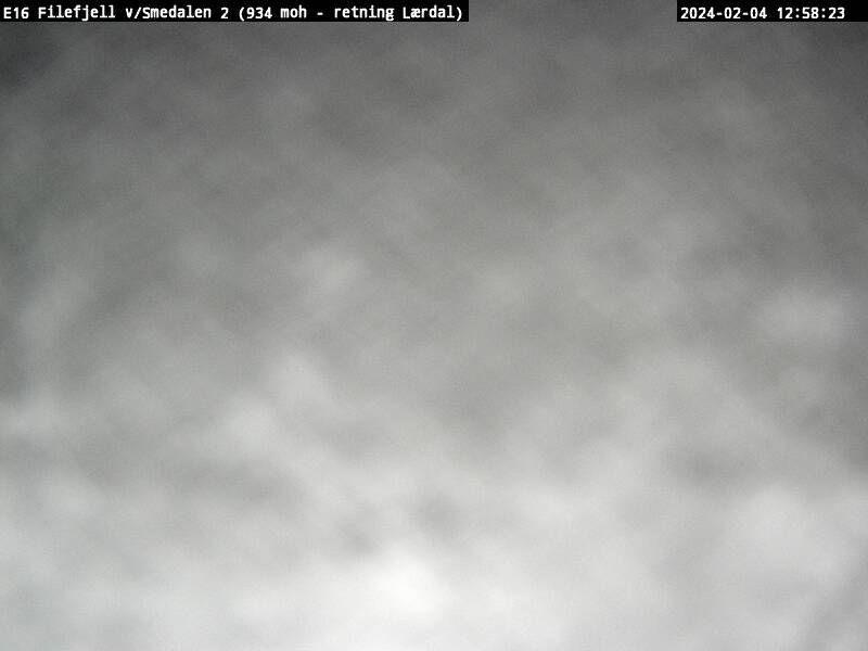 Traffic Cam Laerdal: E16 Filefjell v/Smedalen