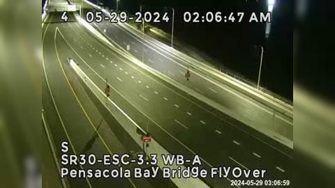 Traffic Cam Pensacola: Bay Bridge (Round-a-bout Flyover)