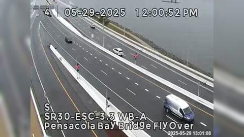 Traffic Cam Pensacola: Bay Bridge (Round-a-bout Flyover)