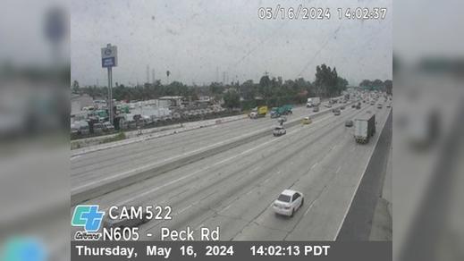 Traffic Cam Industry › North: I-605 : (522) Peck Rd (South of I-605