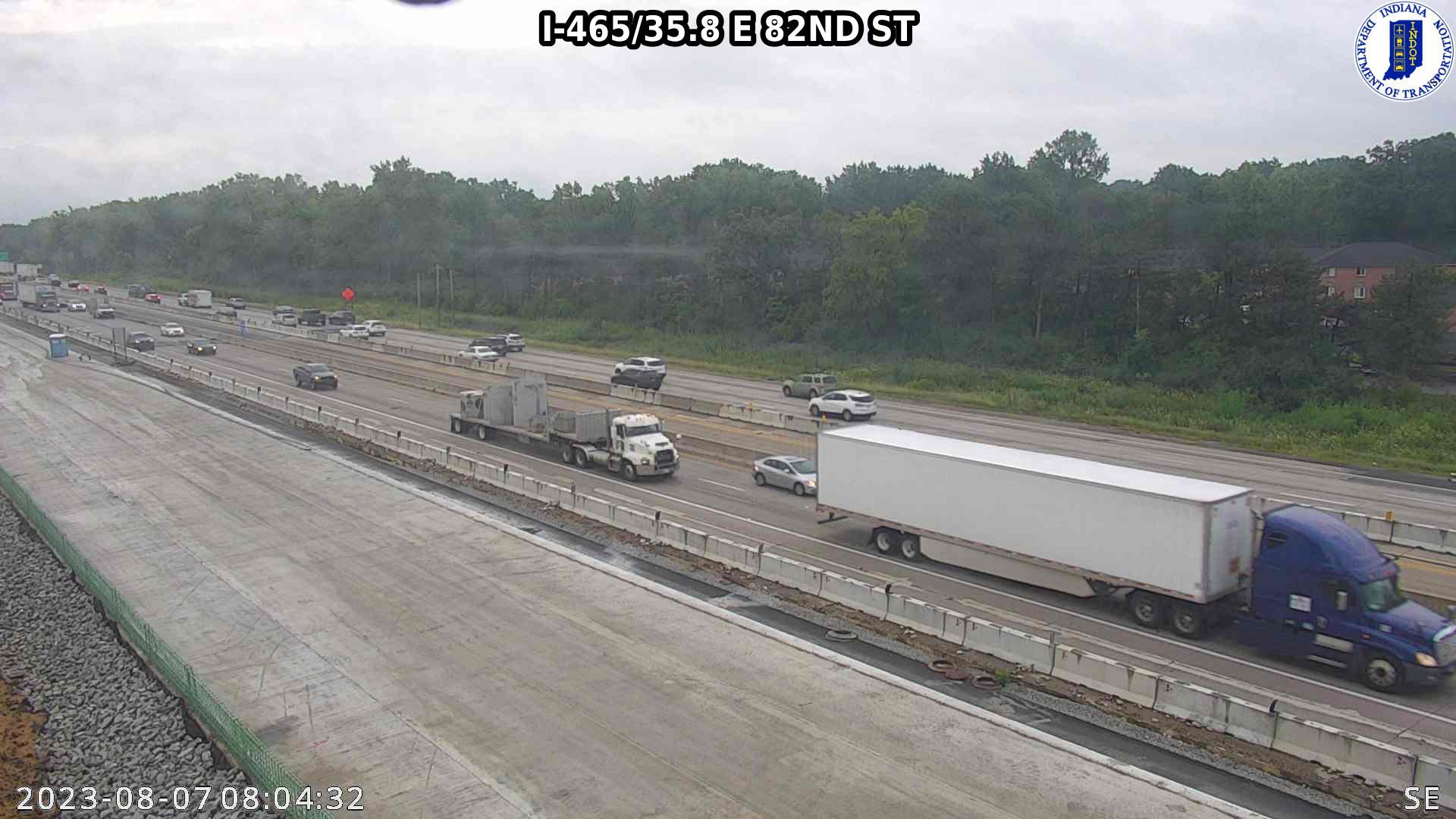 Traffic Cam Indianapolis: I-465: I-465/35.8 E 82ND ST