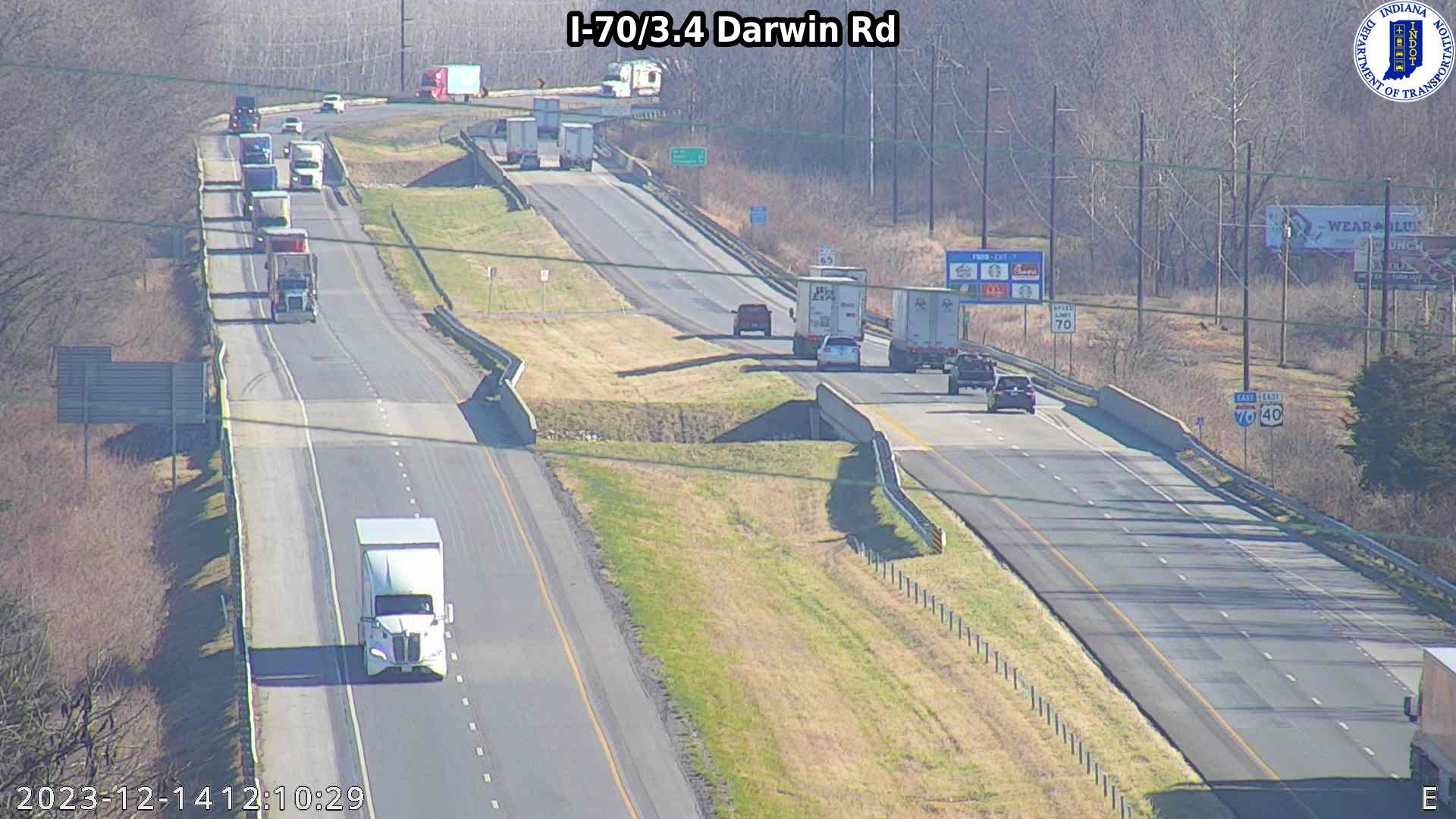 Traffic Cam Larimer Hill: I-70: I-70/3.4 Darwin Rd: I-70/3.4 Darwin Rd