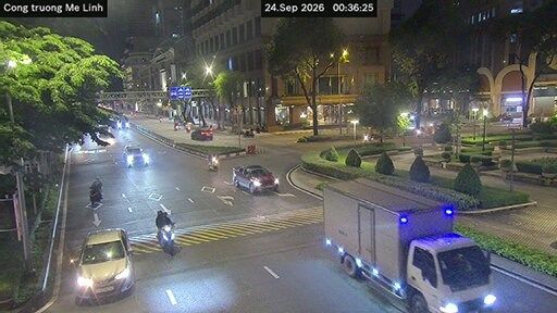 Traffic Cam Ben Nghe Ward: Công Trường Mê Linh