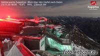 Grainau: Wetterwarte Zugspitze - Blick über den Gipfel nach Osten