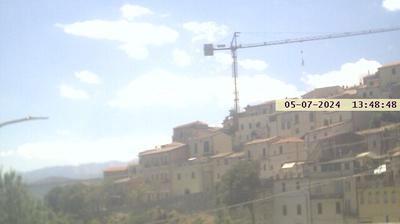 immagine della webcam nei dintorni di Rocca di Cambio: webcam Ofena