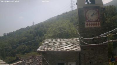 South-East View: Building, Mountain, and Landscape