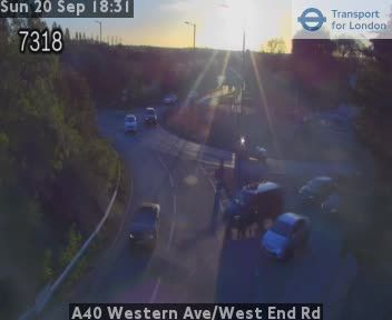 Traffic Cam London Borough of Harrow: A40 Western Ave/West End Rd