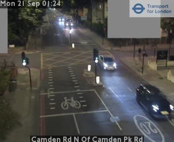 Traffic Cam North Cheam: Camden Rd N Of Camden Pk Rd