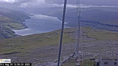 Vista de cámara web de luz diurna desde Eiði › North: Eiði LORAN C Mast
