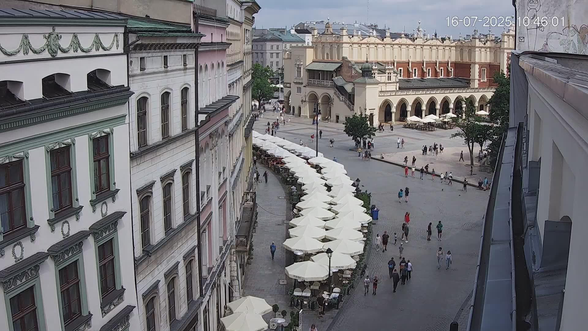 Krakows Vibrant Cityscape Webcam