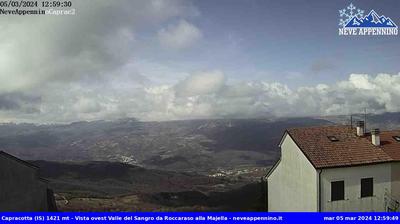 immagine della webcam nei dintorni di Rivisondoli: webcam Capracotta