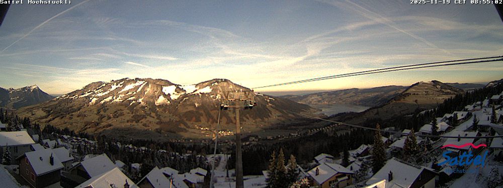 Sattel: Sattel Hochstuckli AG - Mostelberg - Hochstuckli - Lake Ägeri