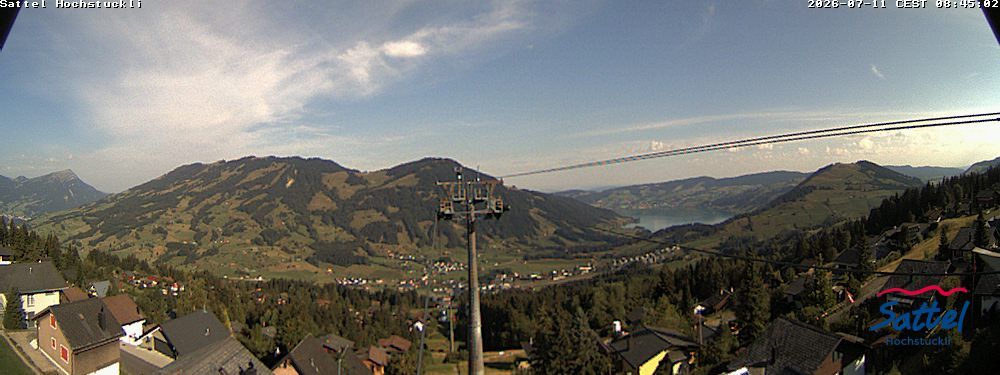Sattel: Sattel Hochstuckli AG - Mostelberg - Hochstuckli - Lake Ägeri