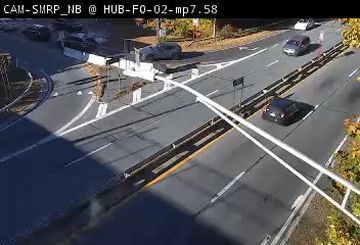 Traffic Cam Town of Harrison › North: Saw Mill River Parkway at Exit 17 (Ashford Ave)