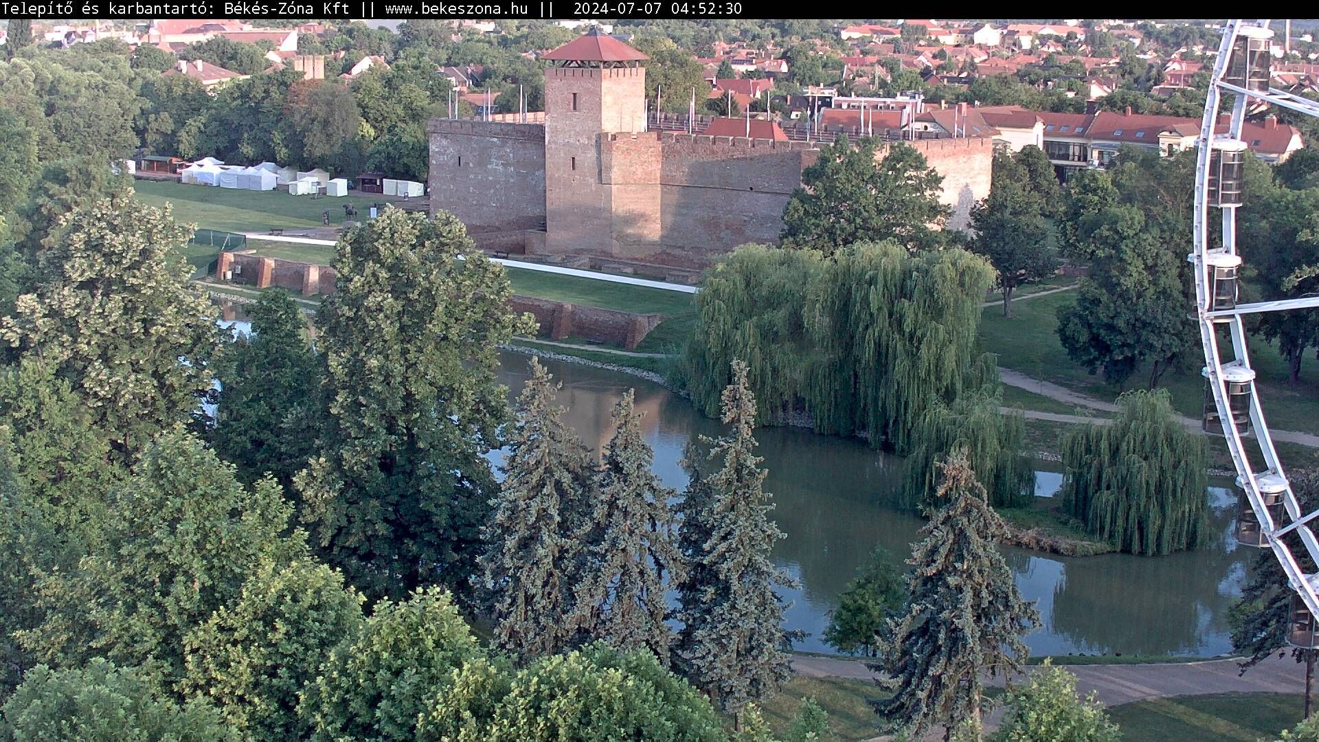 Traffic Cam Gyula › North-West: Bekes County - Castle