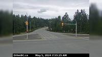 Area H > West: Hwy 19 at Horne Lake Rd, looking west - Current