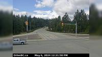 Area H > West: Hwy 19 at Horne Lake Rd, looking west - Day time